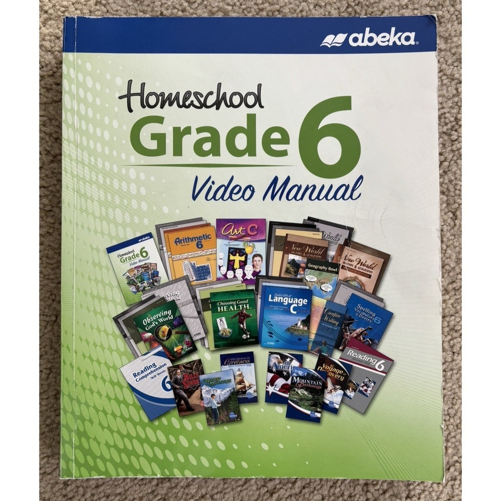 Lot of 25 Abeka 6th Grade Language Math History Health Science Art Teacher Guide - Picture 10 of 13